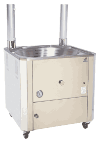 Imagen Fogon de Acero Inox de 60, 70 y 80 a Gas Propano